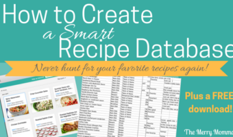 How to Create a Smart Recipe Database